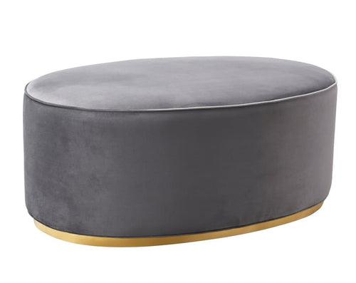 Luxury Scarlett Oval Ottoman Stool-1225 - 92Bedding