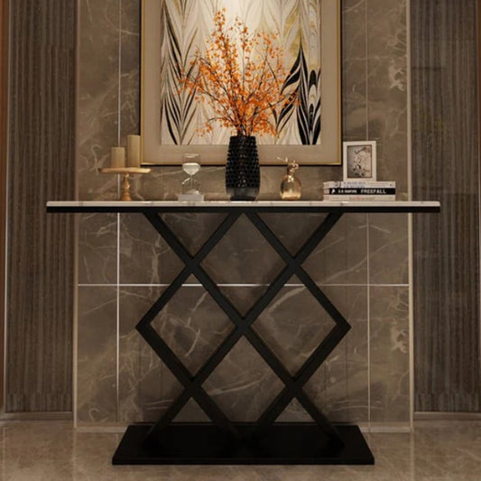 Modern Luxury Criss-Cross Console Table  - 1399