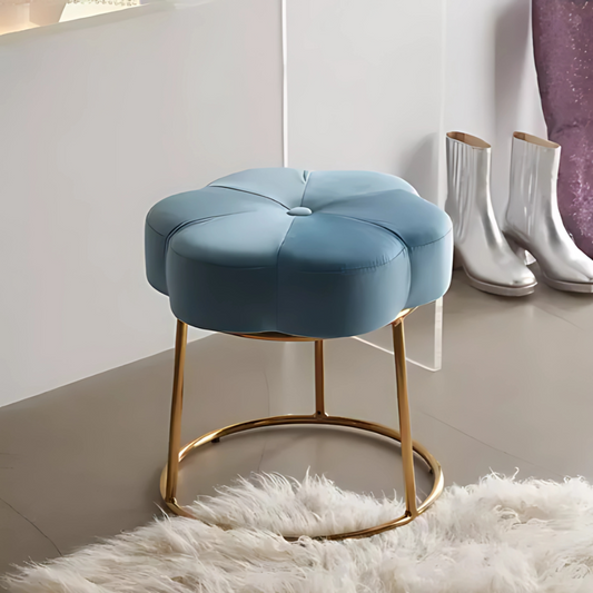 Eterna Gold Frame Designer Stool - 1549