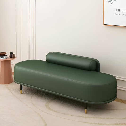 Ottoman Inspired Storage Box with Back Rest - 1597