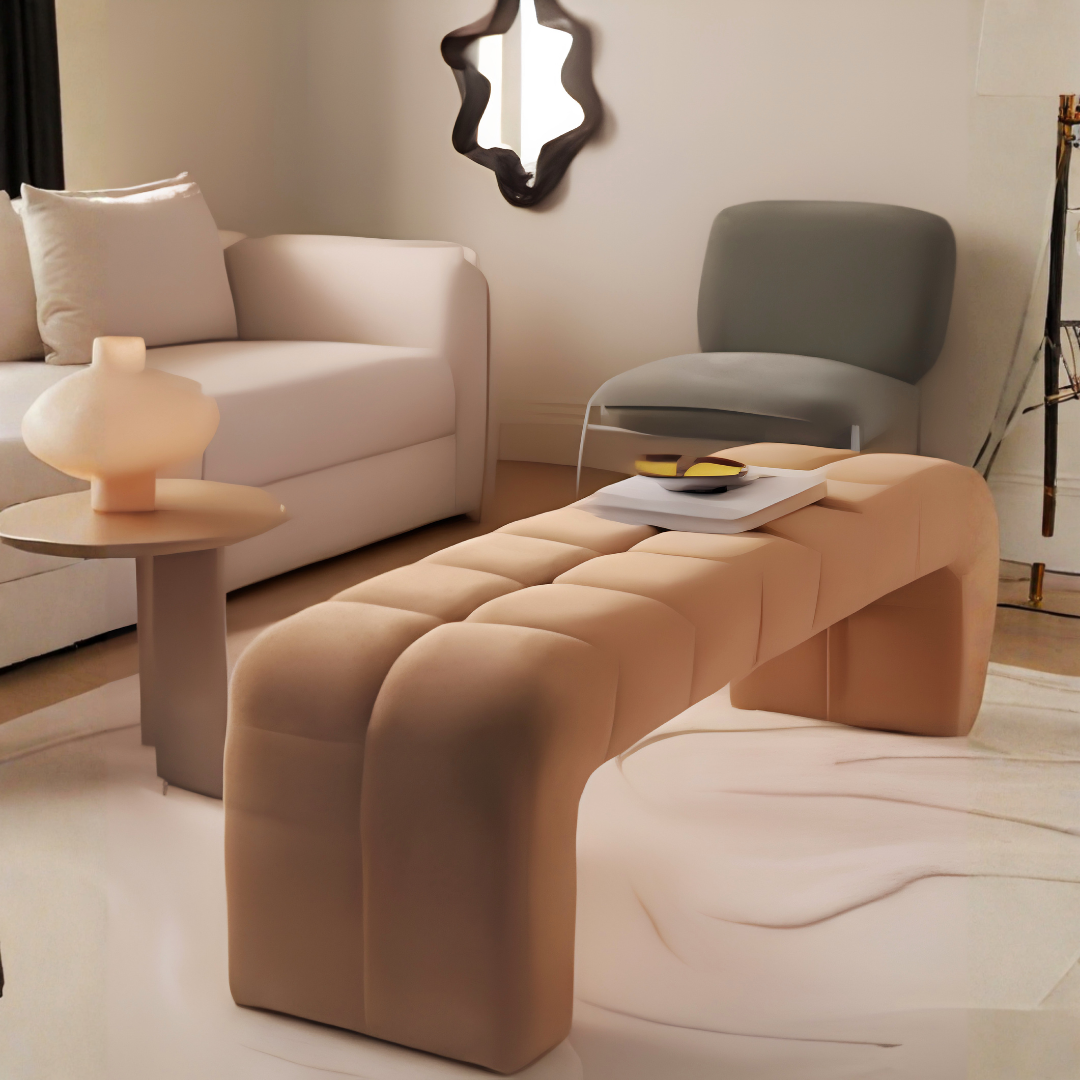 Kael Booklay Upholstered Bench - 1600
