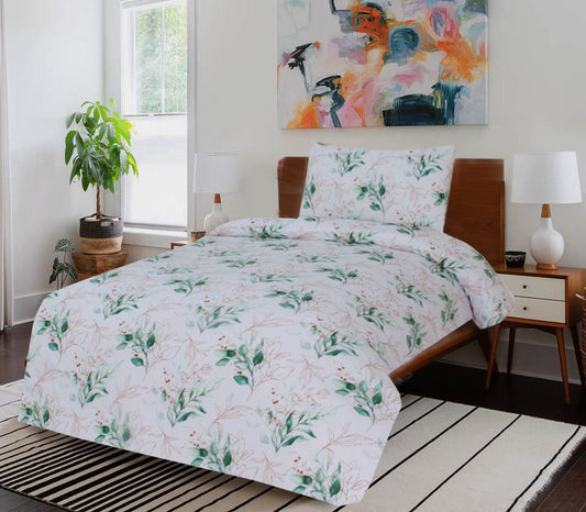 2 Pcs Printed Bed Sheet MHS-915