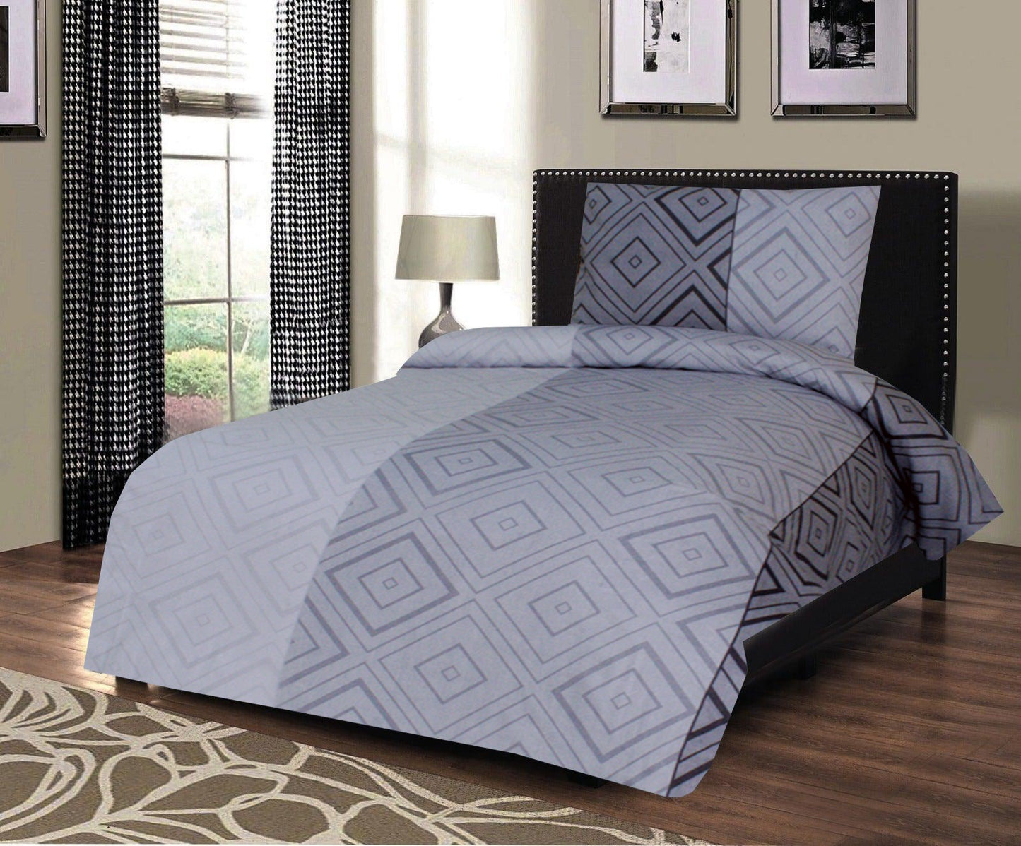 2 Pcs Printed Bed Sheet MHS-925