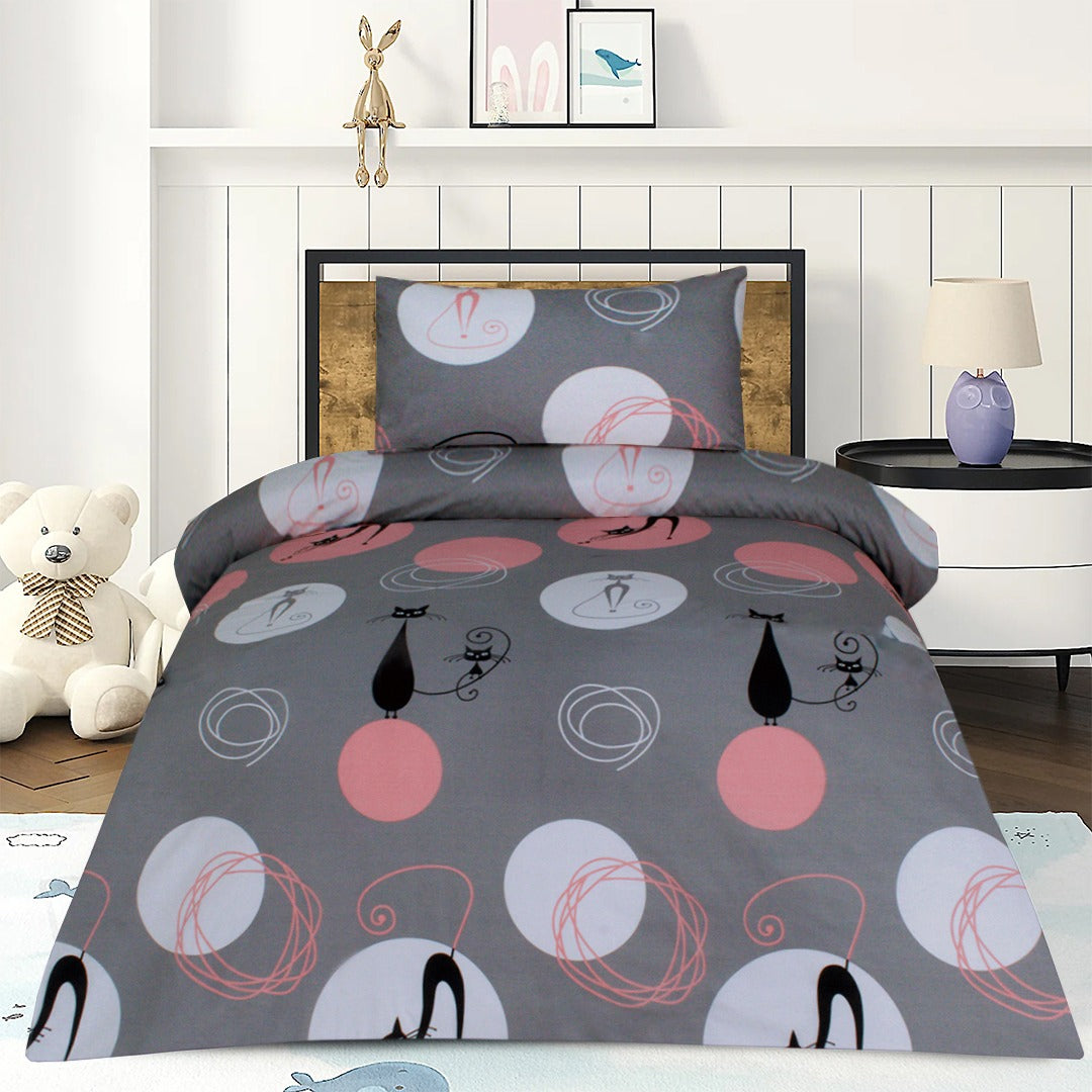 2 Pcs Printed Bed Sheet MHS-954