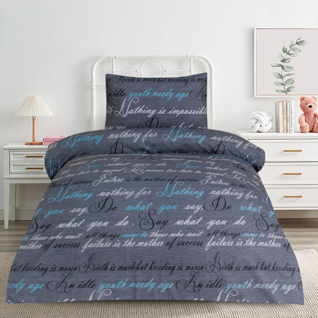 2 Pcs Printed Bed Sheet NB-970