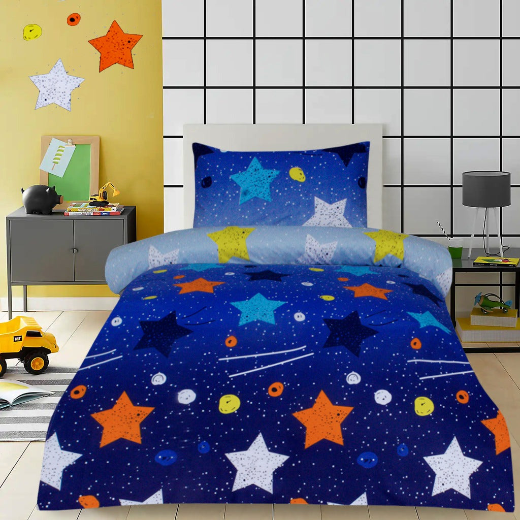 2 Pcs Printed Bed Sheet NB-976