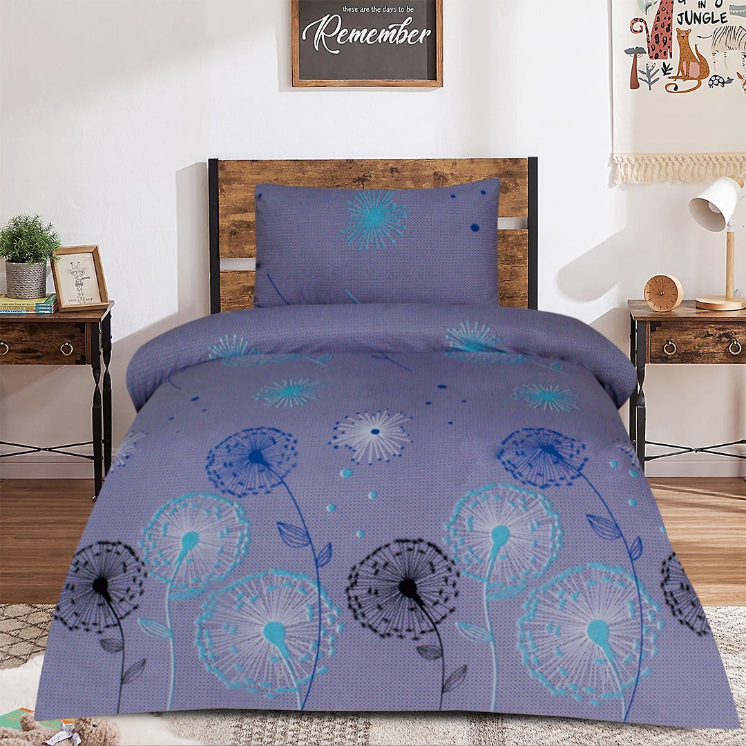 2 Pcs Printed Bed Sheet NB-1018