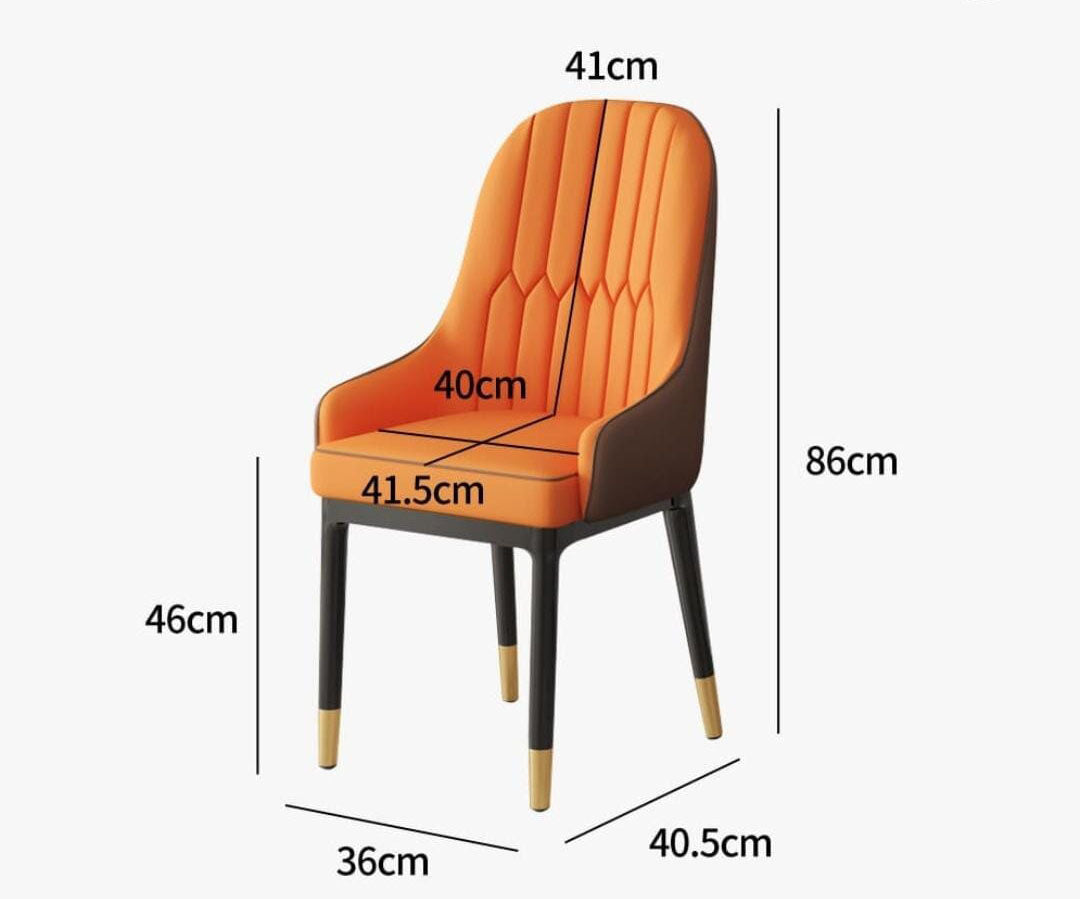 Mid Century Modern Style Dining Chair with Arms