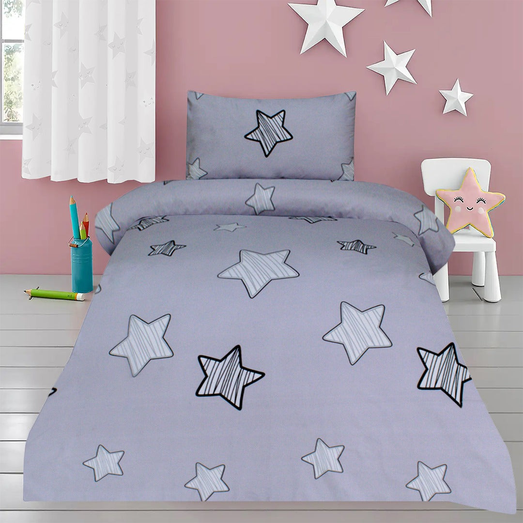 2 Pcs Printed Bed Sheet NB-1031