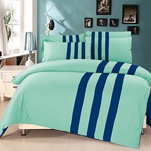 6 Pcs Luxury Stripes Duvet Set - 1229