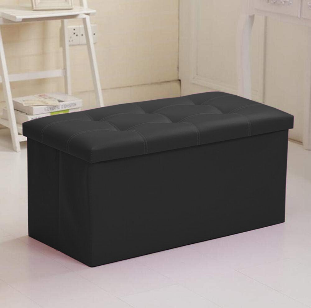 Innovative Rectangular Leathered Ottoman Stool- 1462