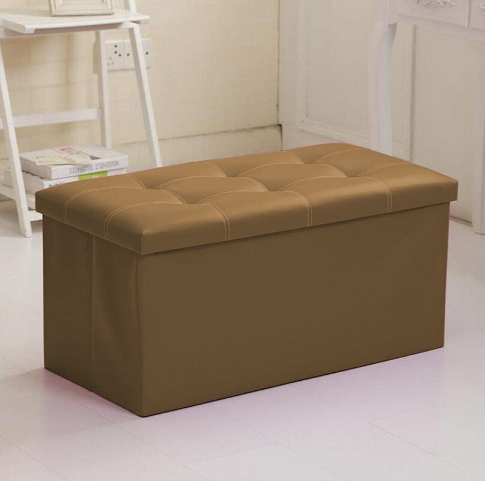 Innovative Rectangular Leathered Ottoman Stool- 1462