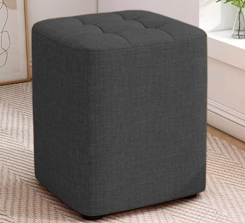 Square Shaped Wooden Ottoman Stool- 1460