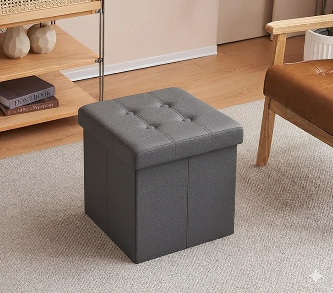 Square Shape Luxury Ottoman Stool- 1464