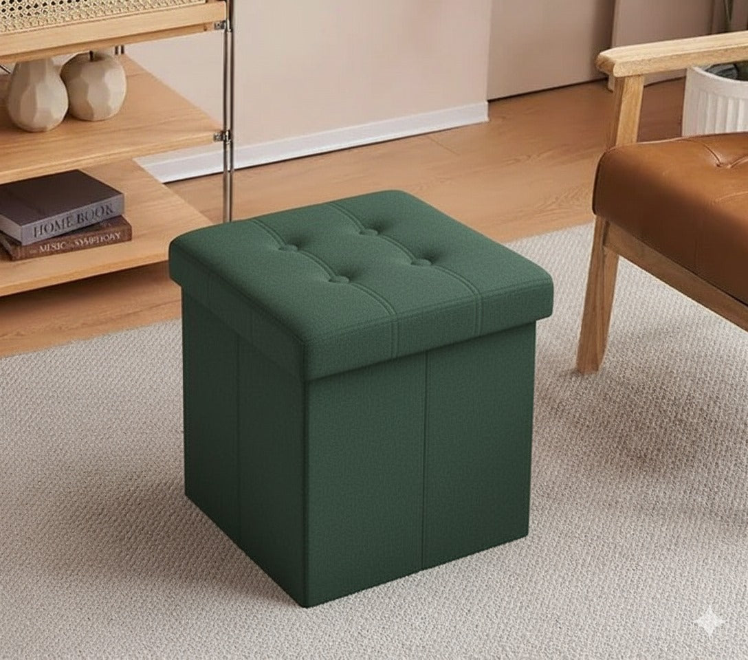 Square Shape Luxury Ottoman Stool- 1464