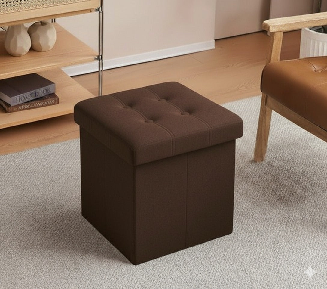 Square Shape Luxury Ottoman Stool- 1464