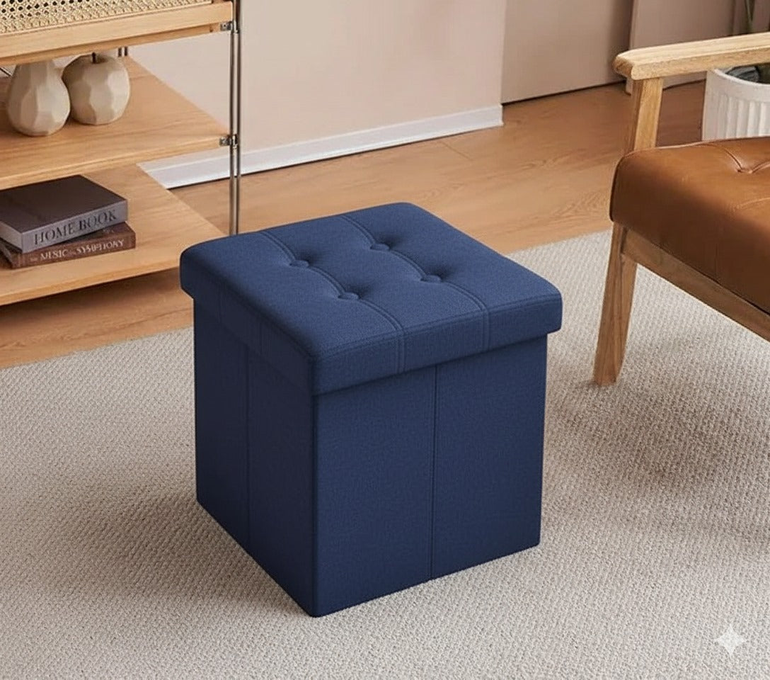 Square Shape Luxury Ottoman Stool- 1464