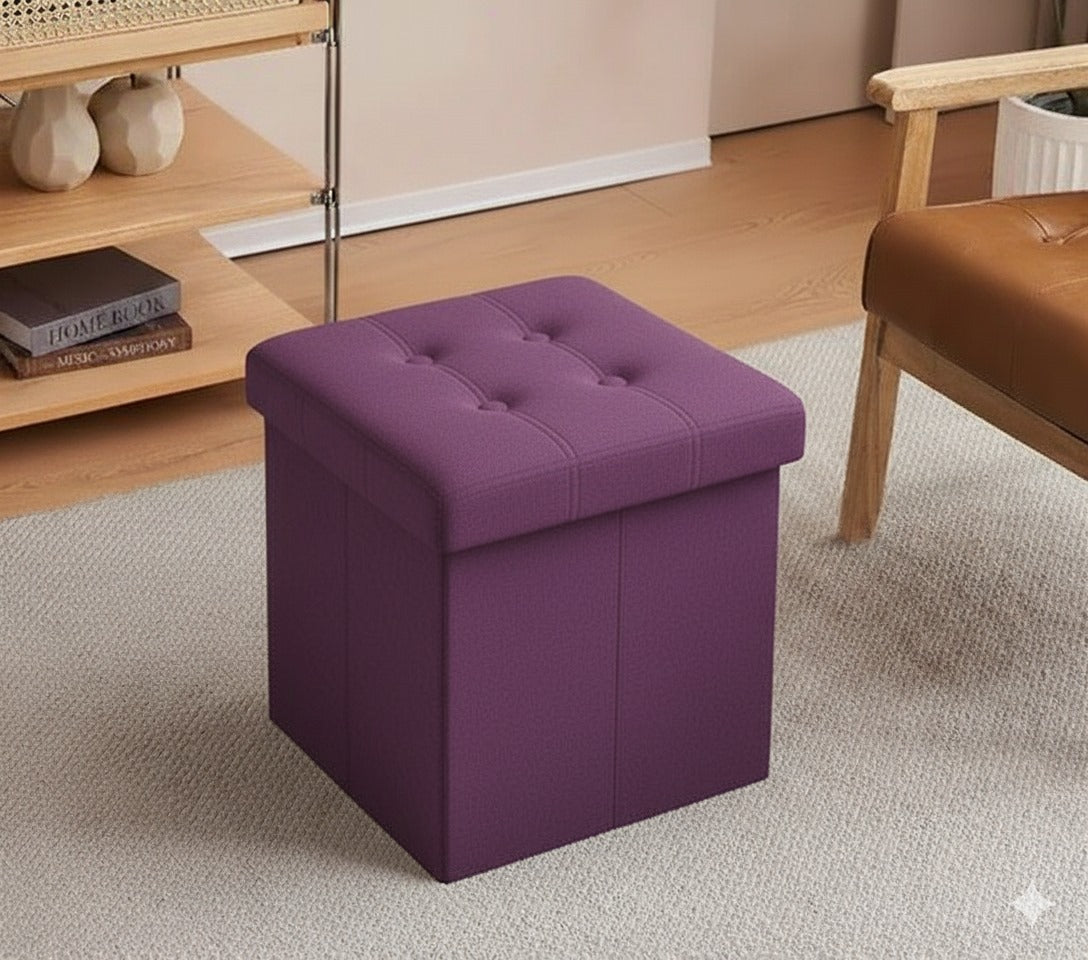 Square Shape Luxury Ottoman Stool- 1464