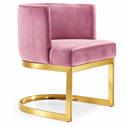 Elegant Velvet Metal Lounge Wedding Chair-1224