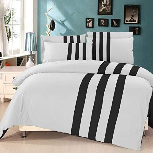 6 Pcs Luxury Stripes Duvet Set - 1229