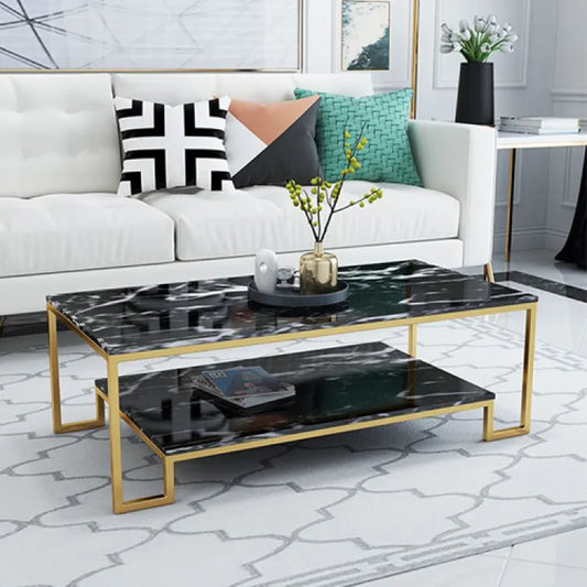 Coffee Table, Charter black and white finish - 1314