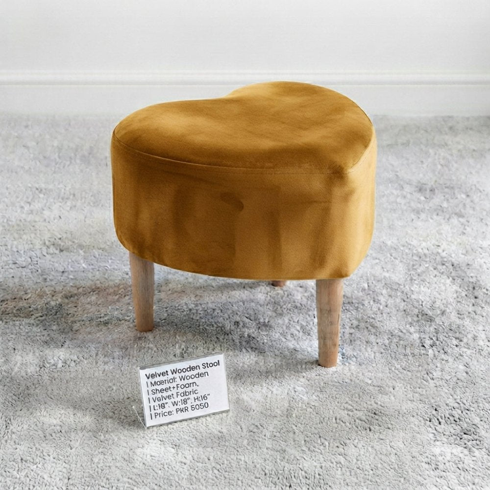 Heart Shaped Single Seater Stool - 1588 - myhomestyle.pk