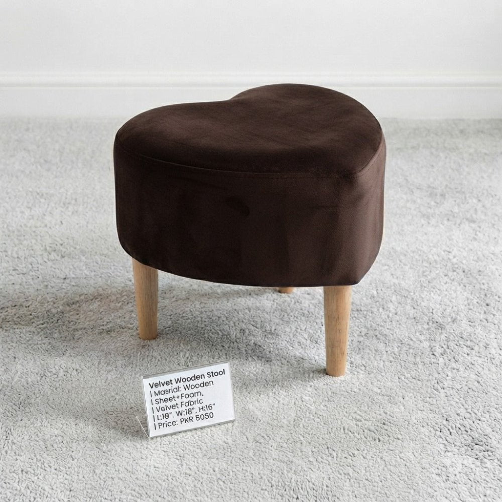 Heart Shaped Single Seater Stool - 1588 - myhomestyle.pk