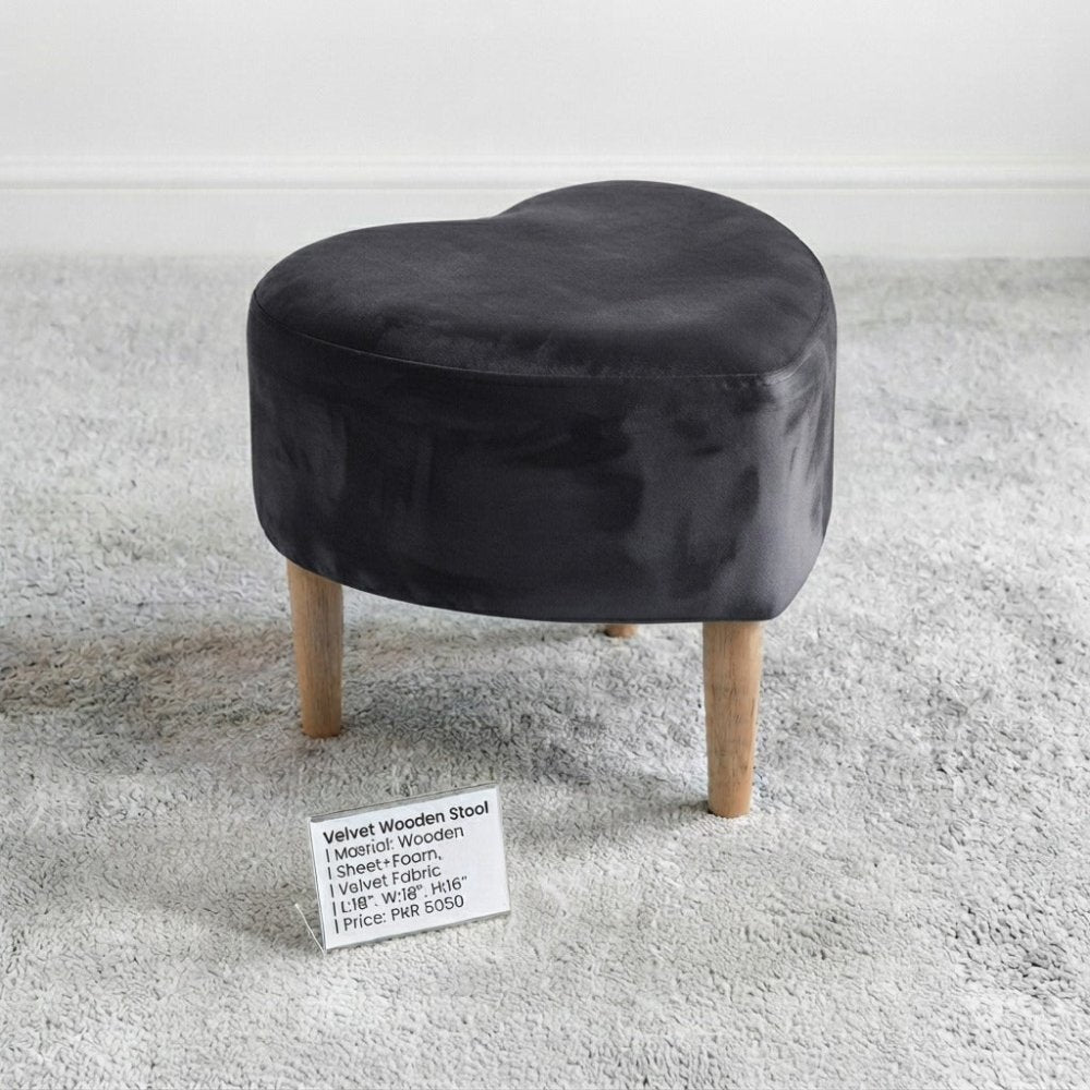 Heart Shaped Single Seater Stool - 1588 - myhomestyle.pk