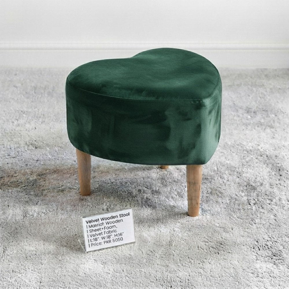 Heart Shaped Single Seater Stool - 1588 - myhomestyle.pk