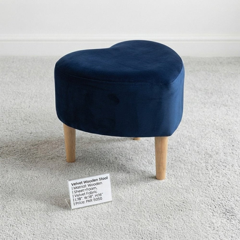 Heart Shaped Single Seater Stool - 1588 - myhomestyle.pk