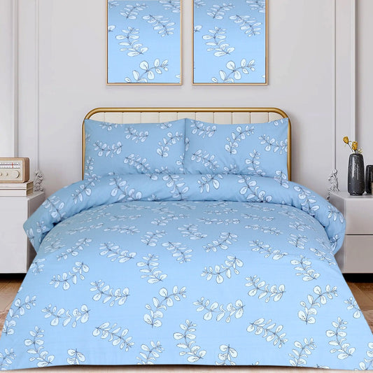 3 Pcs Printed Bed Sheet MHS-1120