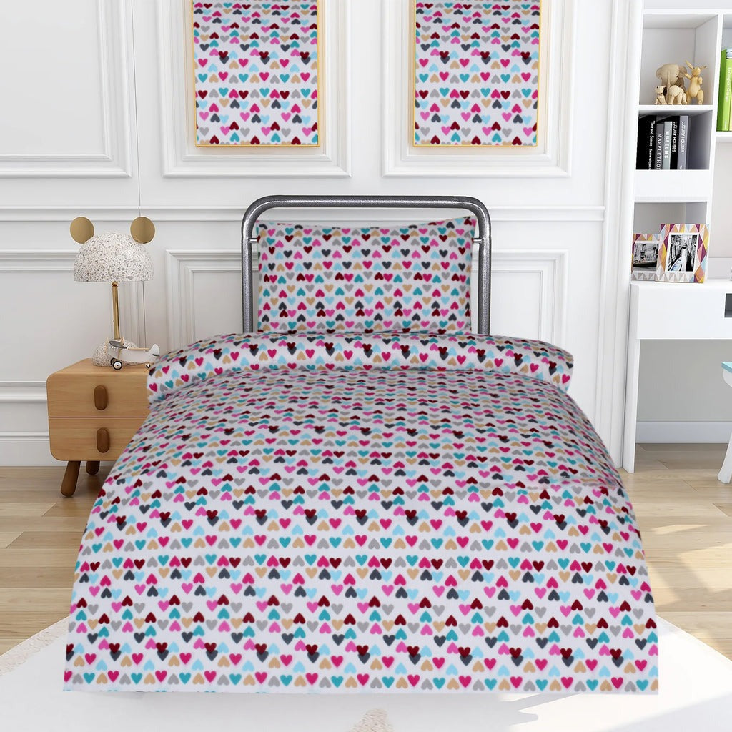 2 Pcs Printed Bed Sheet NB-1065