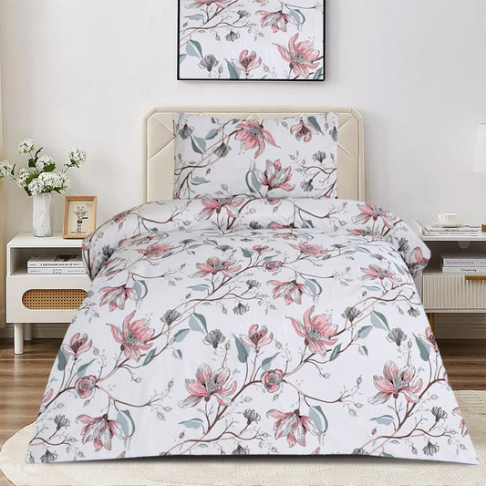 2 Pcs Printed Bed Sheet NB-1066