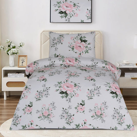 2 Pcs Printed Bed Sheet NB-1061