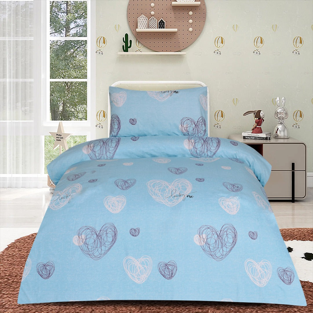 2 Pcs Printed Bed Sheet NB-1075