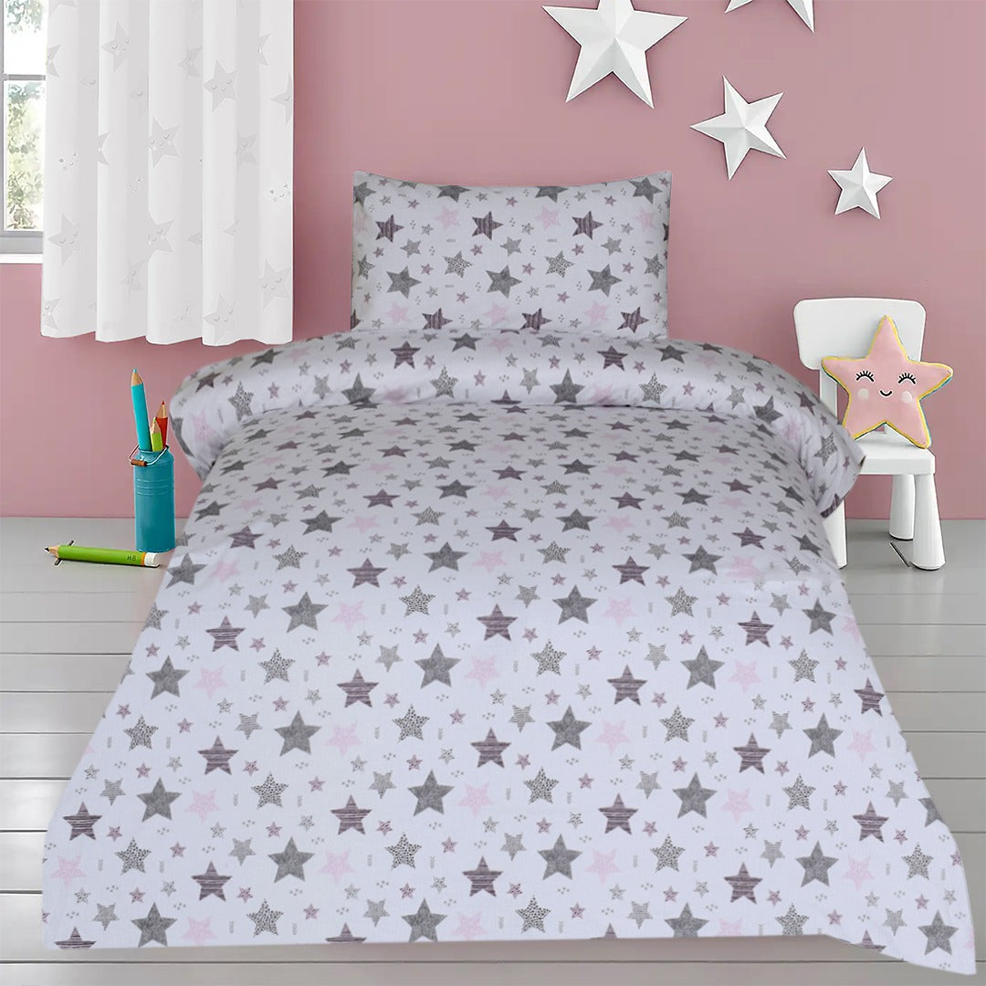 2 Pcs Printed Bed Sheet NB-1078