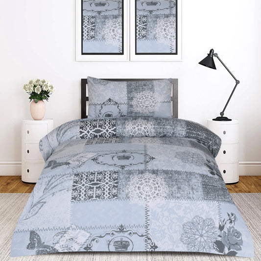 2 Pcs Printed Bed Sheet NB-1091