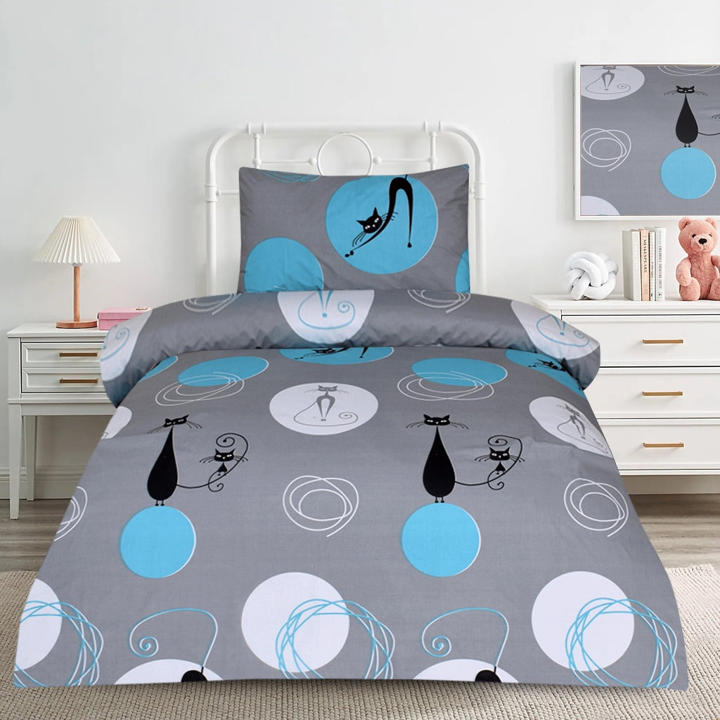 2 Pcs Printed Bed Sheet NB-1092