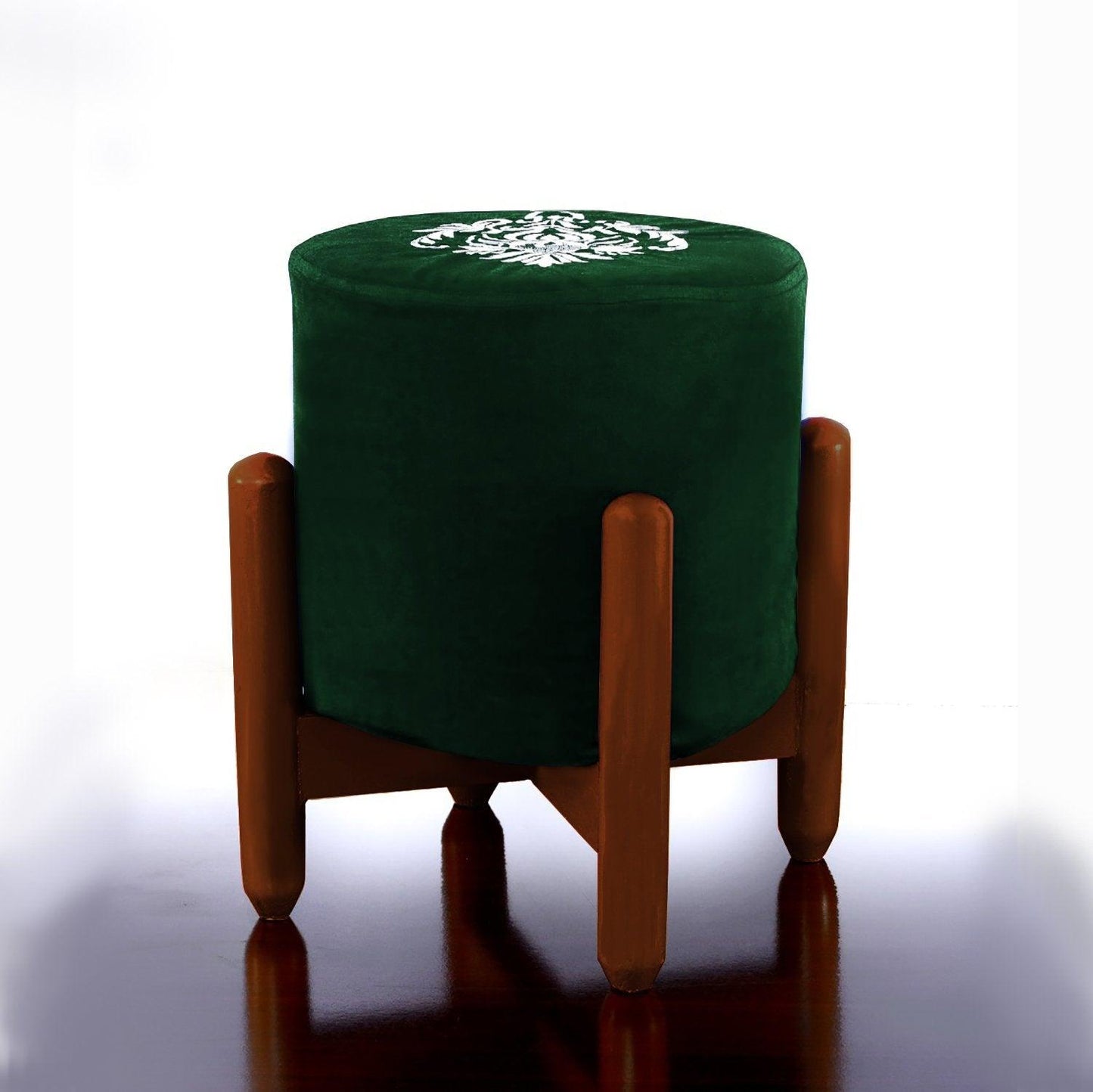 Drone Shape Round stool With Embroidery -381 - 92Bedding