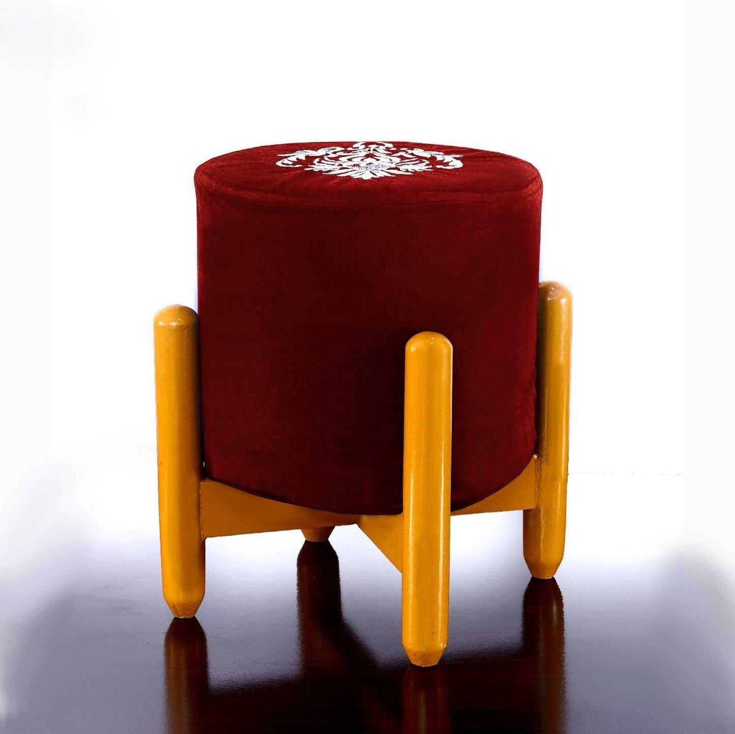 Drone Shape Round stool With Embroidery -378 - 92Bedding