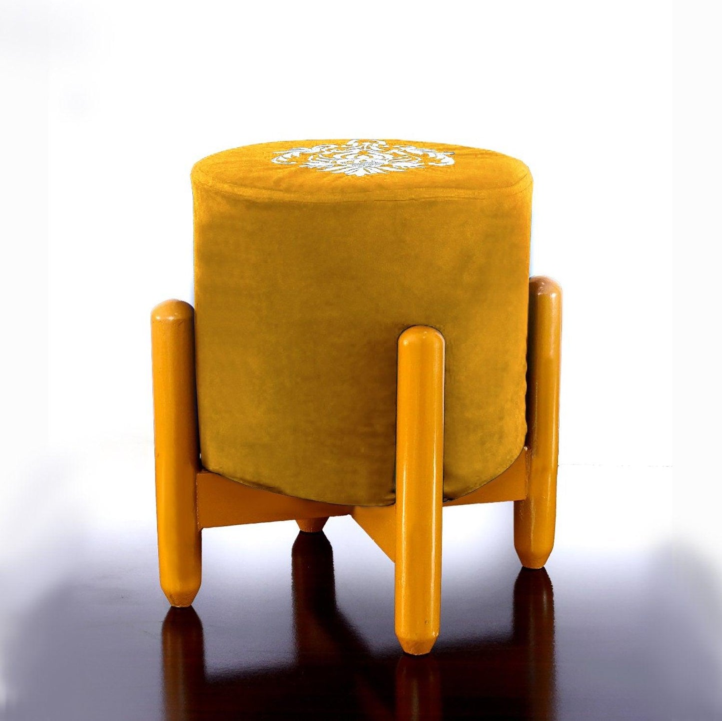 Drone Shape Round stool With Embroidery -373 - 92Bedding