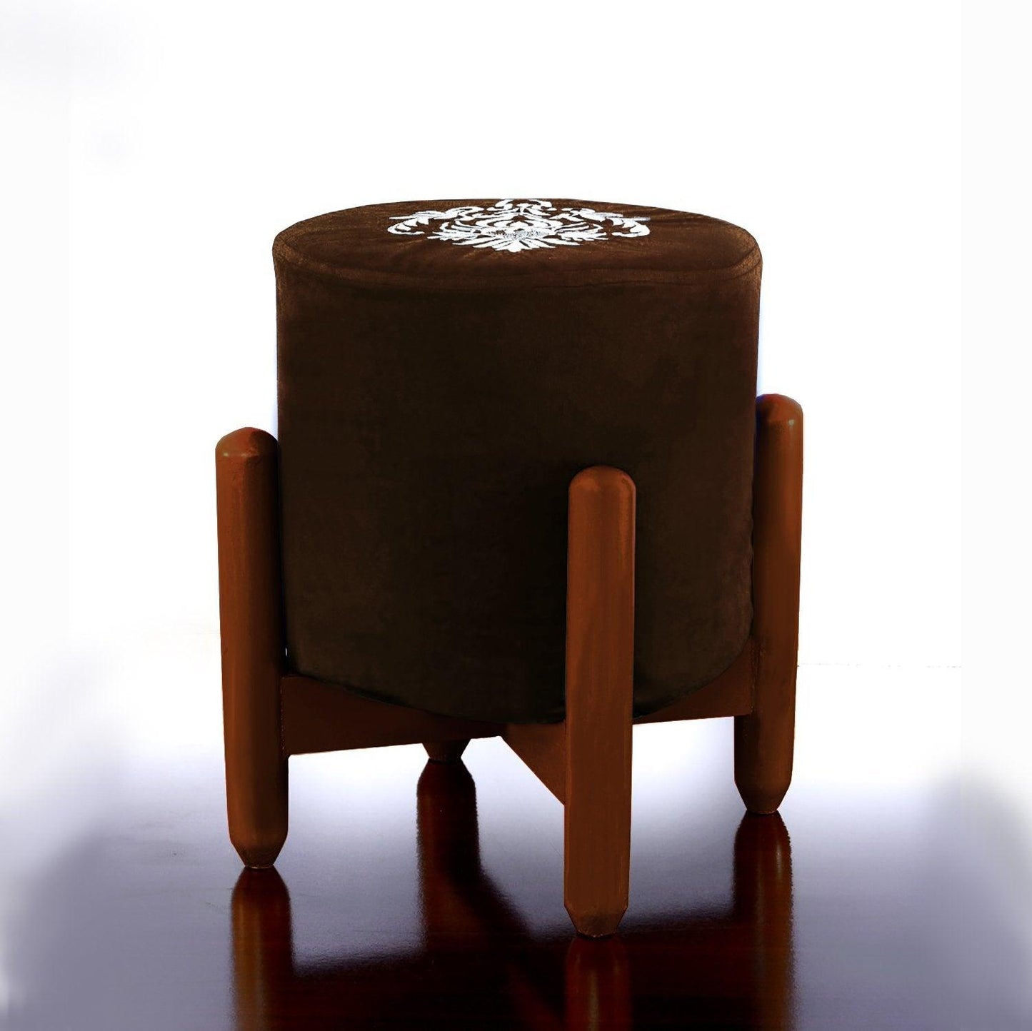 Drone Shape Round stool With Embroidery -380 - 92Bedding