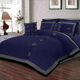 8 Pc's Luxury Embroidered Duvet Creative Design - 92Bedding