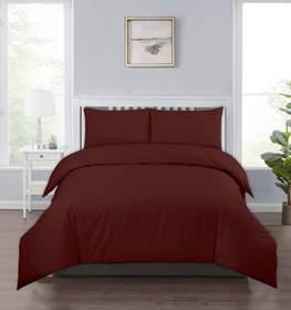 Maroon- Quilt Cover Set - 92Bedding