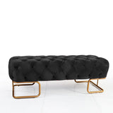 3 SEATER LUXURY OTTOMAN STOOL WITH STEEL STAND -958 - 92Bedding