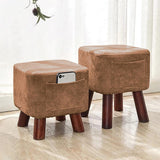 Wooden stool Square shape With Pocket - 148 - 92Bedding