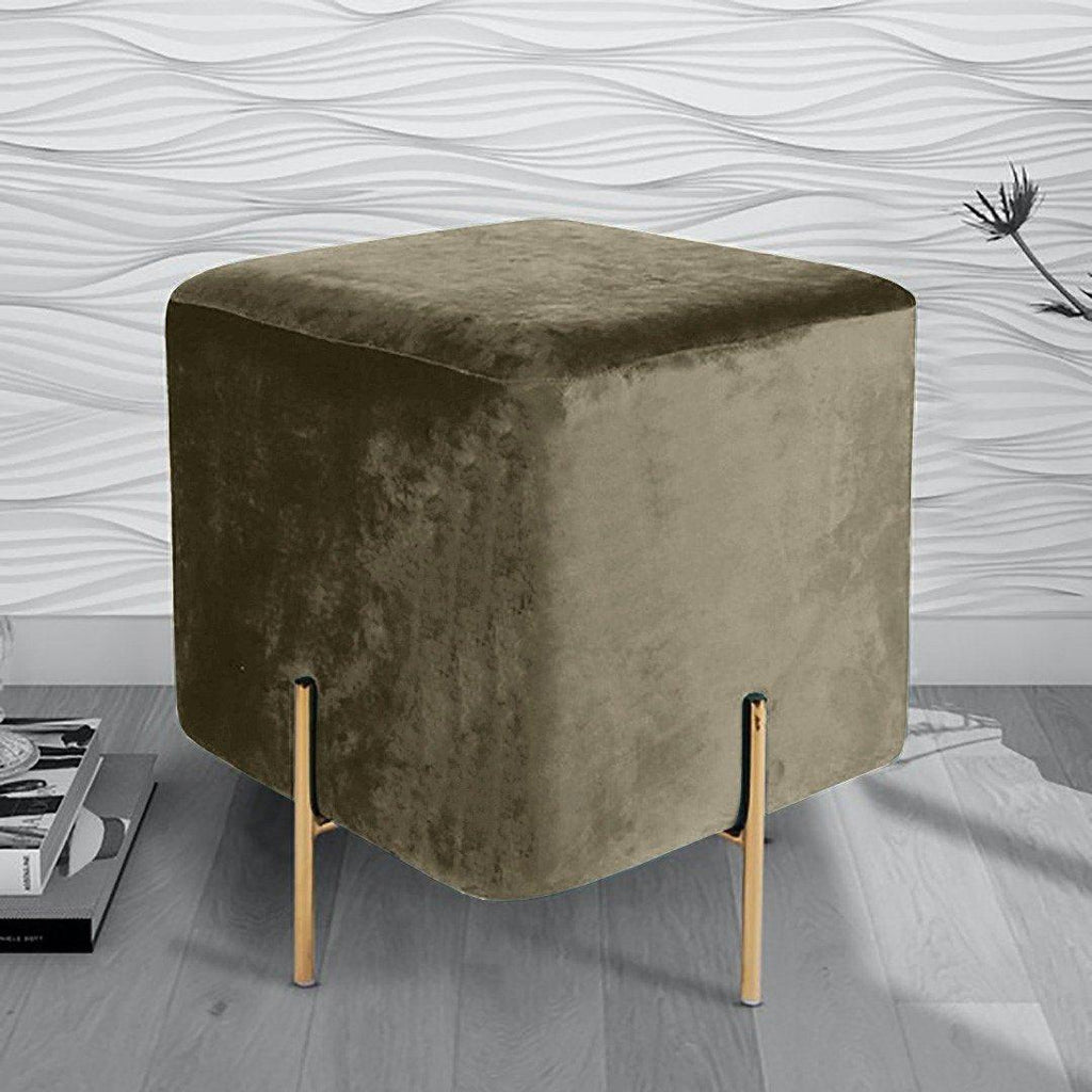Wooden stool With Steel Stand -211 - 92Bedding