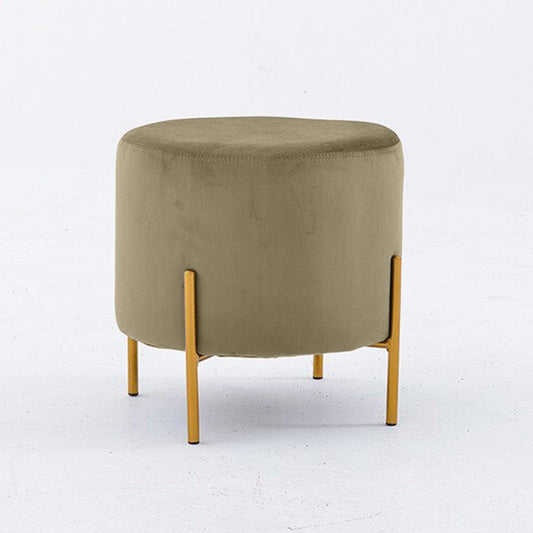 Wooden stool Round shape With Steel Stand - 158 - 92Bedding