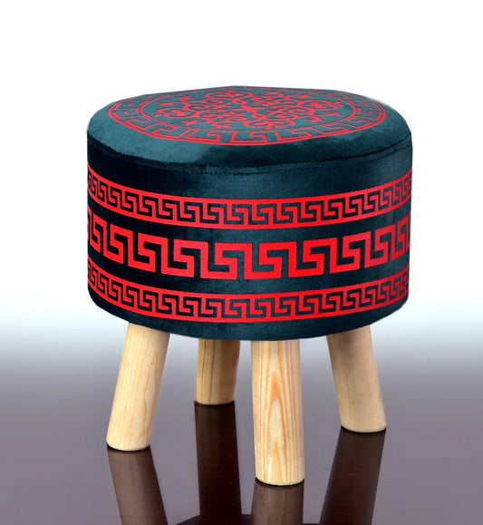 Wooden stool Vercase Design round shape-740 - 92Bedding