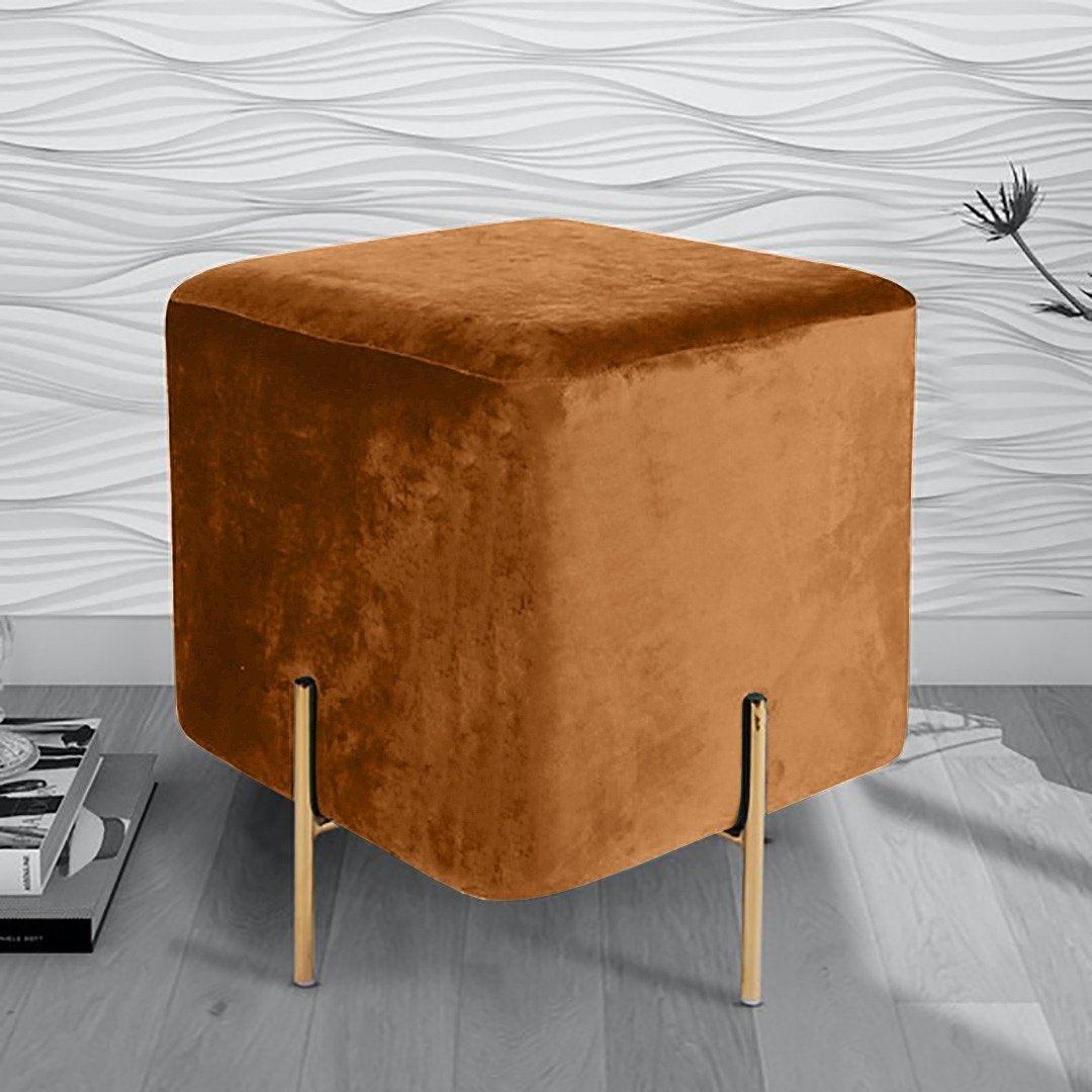 Wooden stool With Steel Stand -208 - 92Bedding